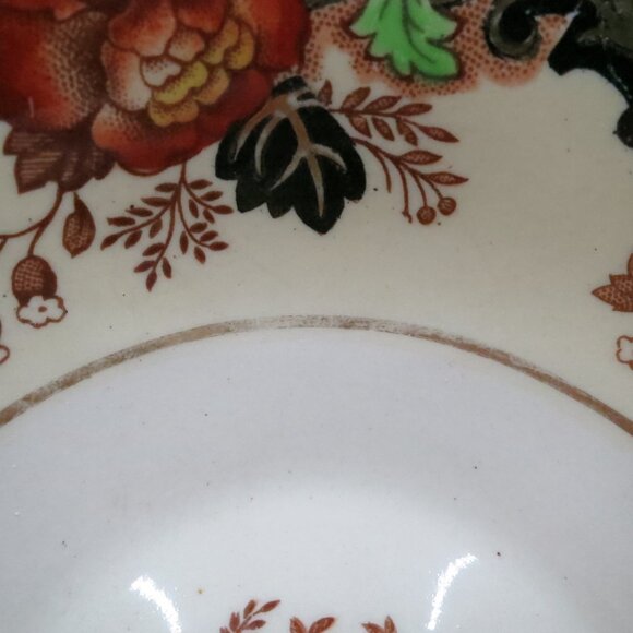 John Maddock & Sons Victoria Two Handle Cream Soup Bouillon Cup Set of 2 England - Picture 6 of 9